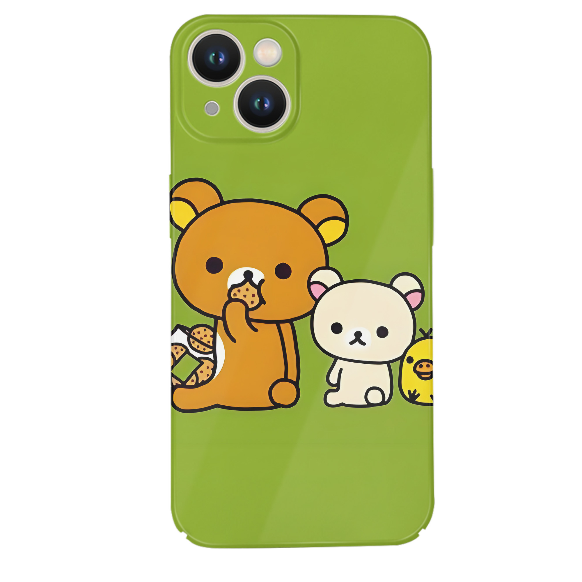 （画像用） リラックマ リラックマ キイロイトリ Rilakkuma Korilakkuma Kiiroitori 【iPhone 14シリーズ対応】ハードケース